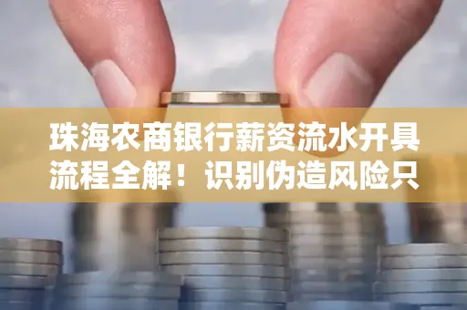 珠海农商银行薪资流水开具流程全解!识别伪造风险只需这几个技巧