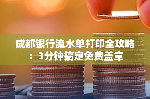 成都银行流水单打印全攻略:3分钟搞定免费盖章