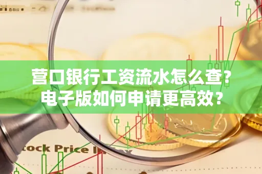 营口银行工资流水怎么查?电子版如何申请更高效?