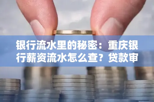 银行流水里的秘密：重庆银行薪资流水怎么查？贷款审批看这里