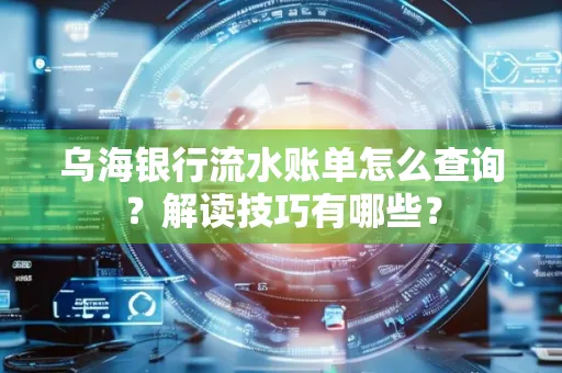 乌海银行流水账单怎么查询?解读技巧有哪些?