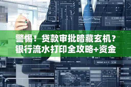 警惕!贷款审批暗藏玄机?银行流水打印全攻略+资金用途审查真相大揭秘