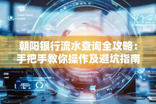 朝阳银行流水查询全攻略:手把手教你操作及避坑指南