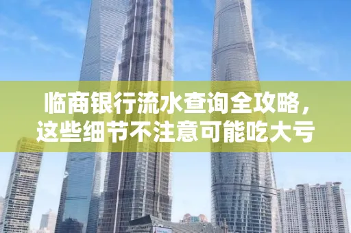 临商银行流水查询全攻略,这些细节不注意可能吃大亏