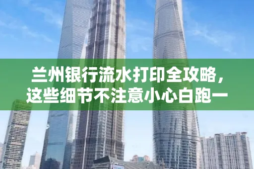 兰州银行流水打印全攻略,这些细节不注意小心白跑一趟