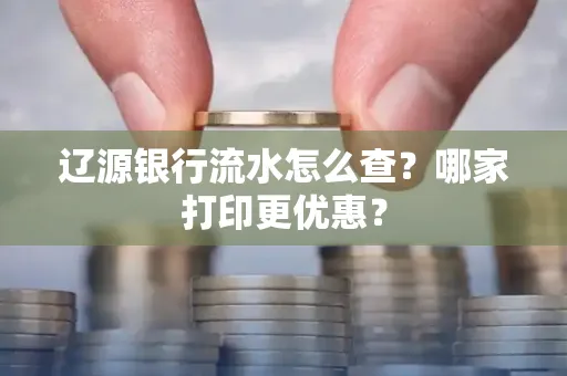 辽源银行流水怎么查?哪家打印更优惠?