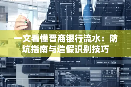一文看懂晋商银行流水:防坑指南与造假识别技巧