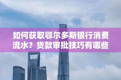 如何获取鄂尔多斯银行消费流水?贷款审批技巧有哪些?